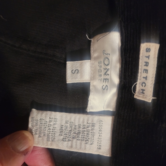 Jones Sport Black corduroy jacket size small - Picture 4 of 4